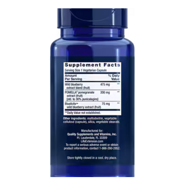 BLUEBERRY EXTRACT AND POMEGRANATE